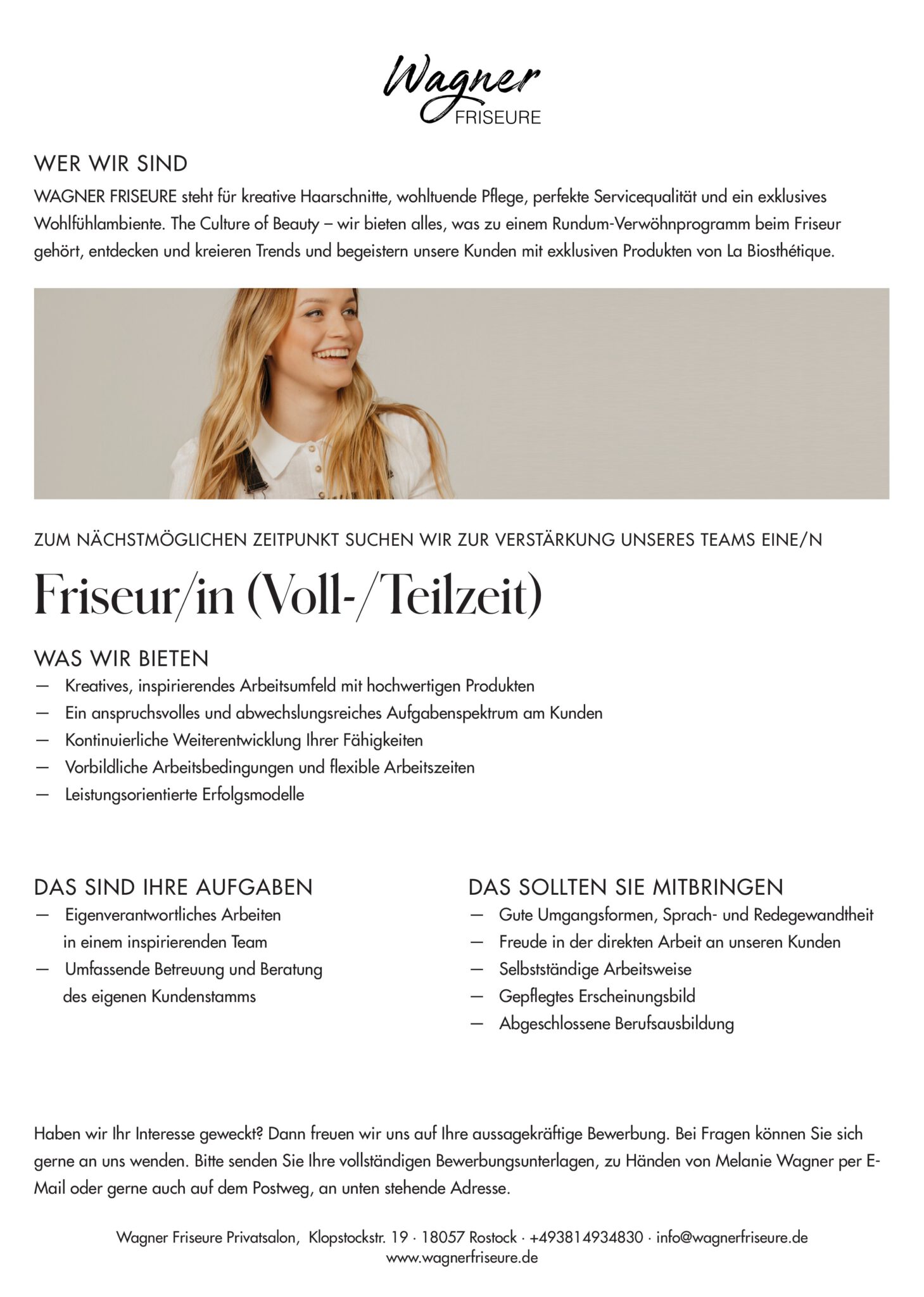 Friseurin-Voll-Teilzeit